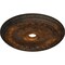 Ekena Millwork Viceroy Ceiling Medallion (Fits Canopies up to 4 7/8"), 35 1/8"OD x 4 7/8"ID x 2 1/2"P, Rust CM35VIRUS - alternate 4